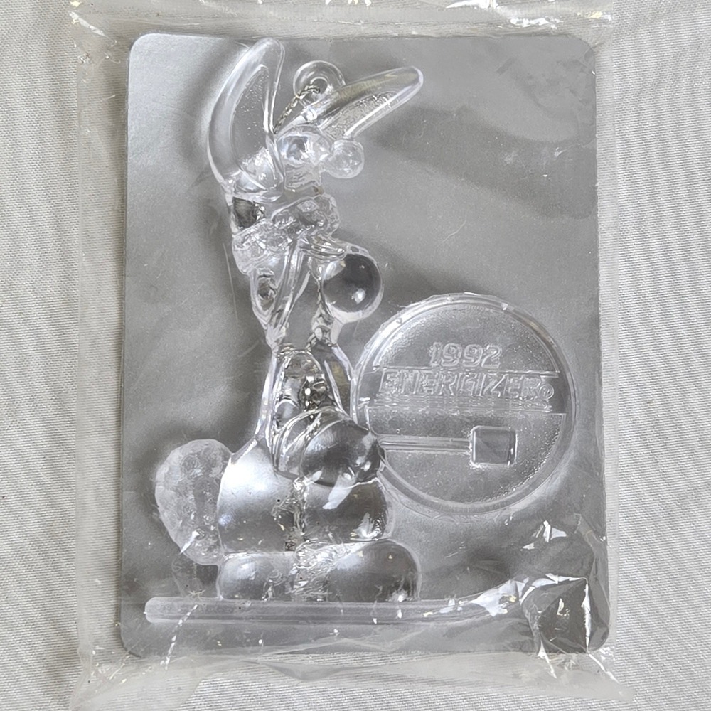 Energizer Bunny Skier Christmas Ornament Vintage 1992 Promo‎ Collectible